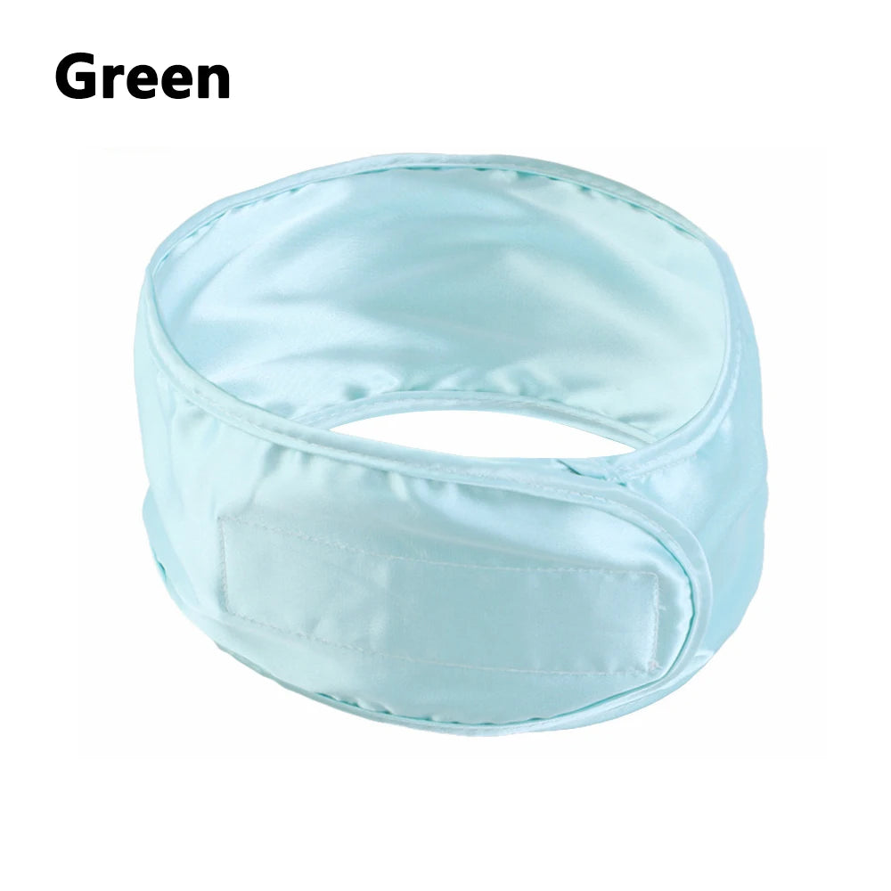 Satin Hair Wrap Scarf Satin Headband for Black Women's Hair Adjustable Silk Hair Wraps for Sleeping Nonslip Strips 