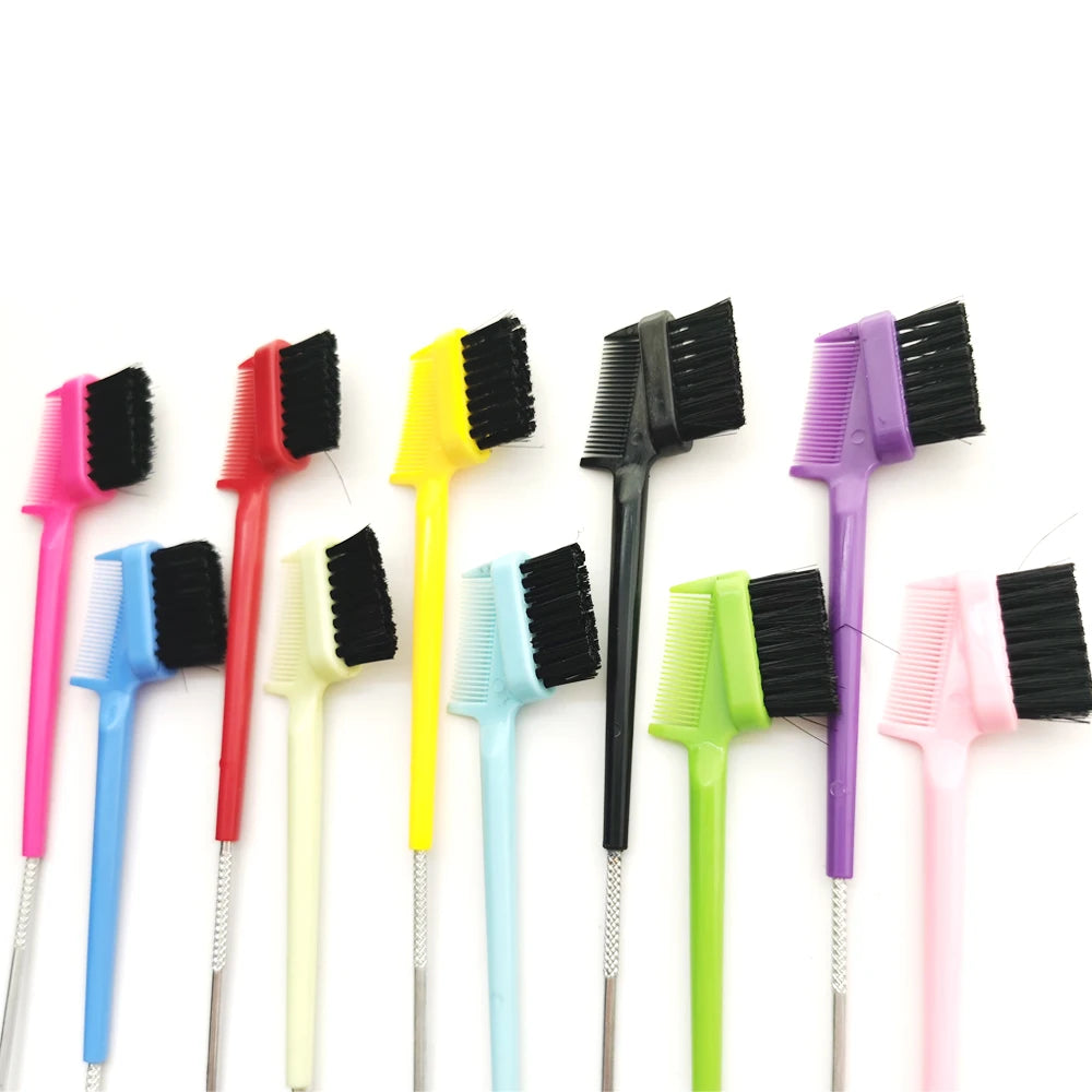 1PC Rat Tail Double Sided Pintail Brush Hair Styling Edge Control Brushes Comb for Hair