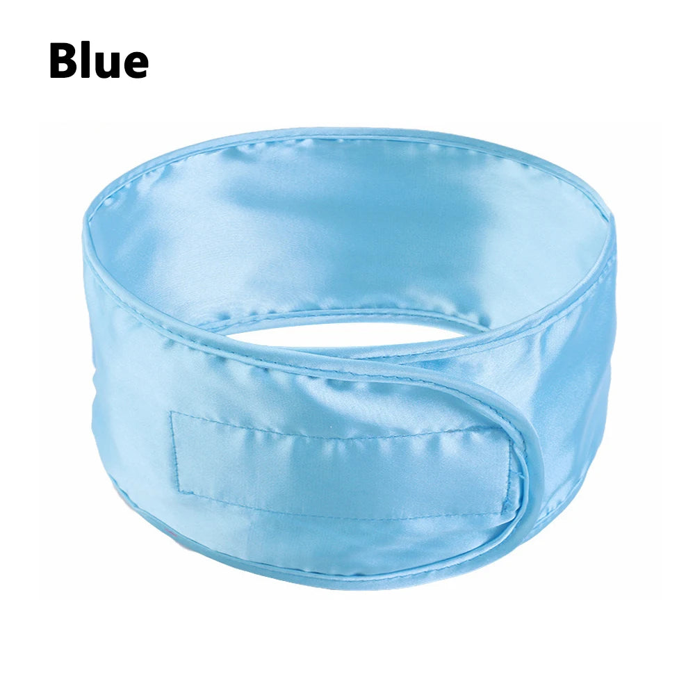 Satin Hair Wrap Scarf Satin Headband for Black Women's Hair Adjustable Silk Hair Wraps for Sleeping Nonslip Strips 