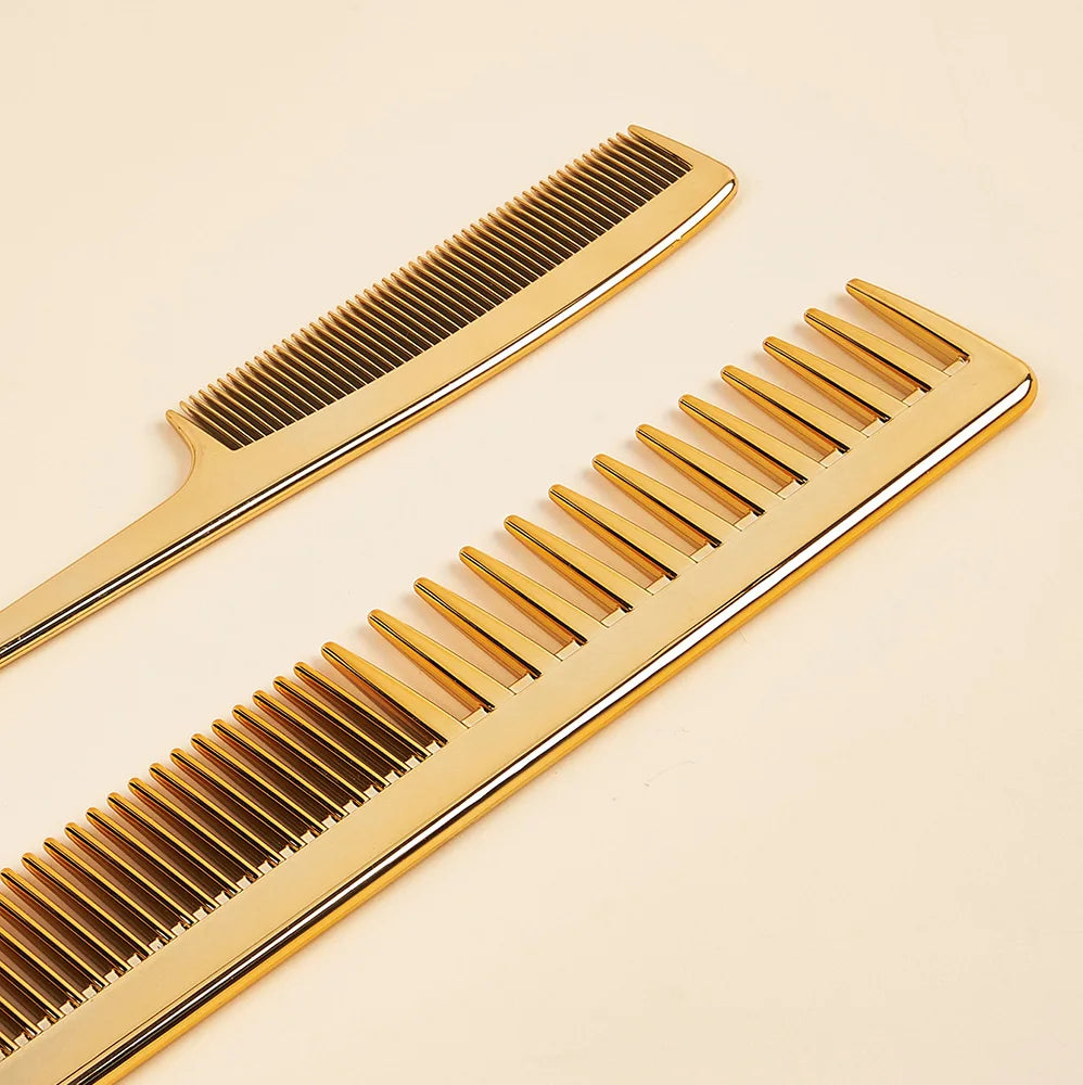 Rat Tail And Wide Fine Tooth Dual Purpose Barber Comb Stylist Combs Set  Hair Combs Anti Static Styling Comb Hair Barbers Combs