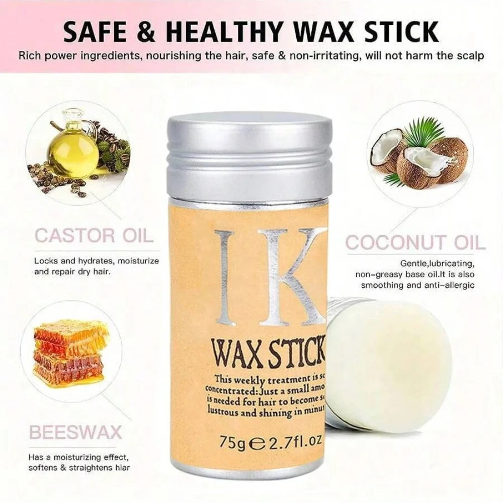 2025 Hair Wax Stick, Hair Pomade Stick Long-Lasting Styling Wax Stick, Hair Wax Stick Smoothing & Slick Stick For Hair Wigs
