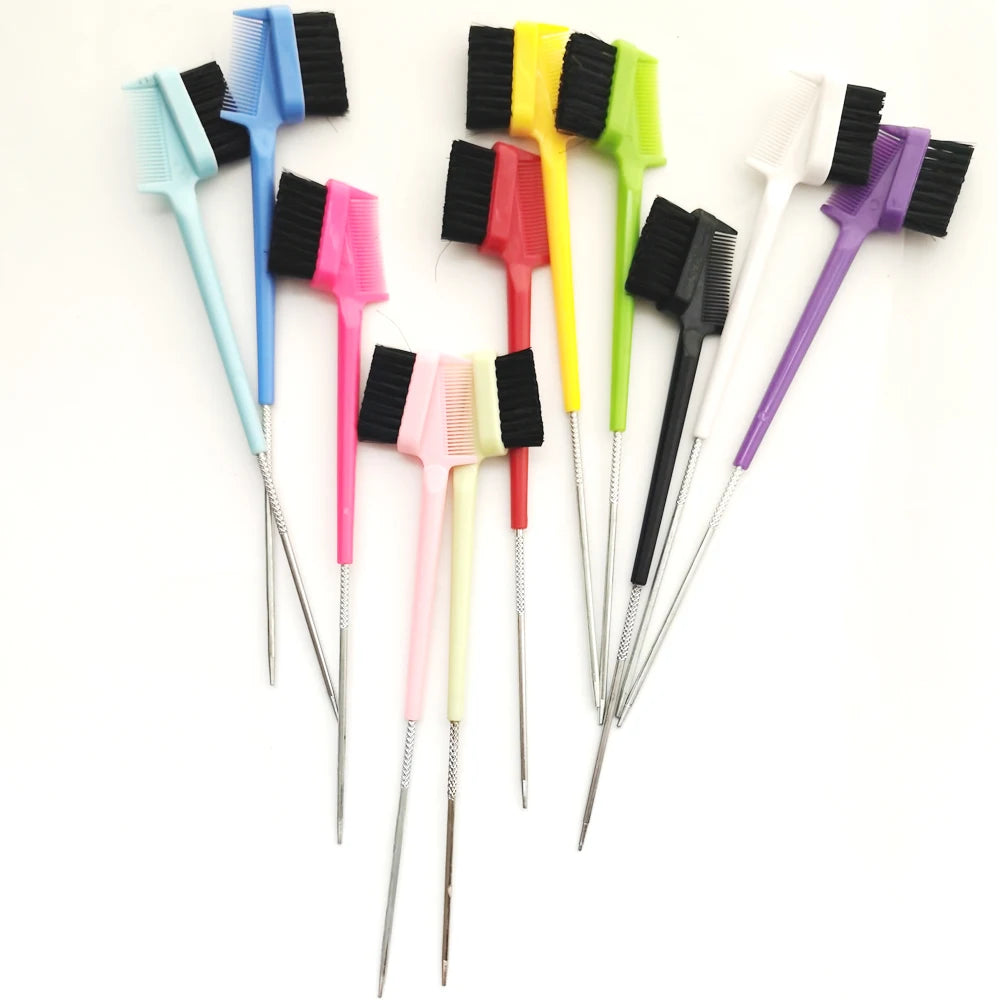1PC Rat Tail Double Sided Pintail Brush Hair Styling Edge Control Brushes Comb for Hair