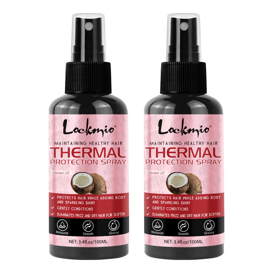 LOCKMIO Thermal Protect Spray Moisturizing & Nourishing Protect Hair Repair Heat Damage Conditioner Anti-frizz Hair Care Product