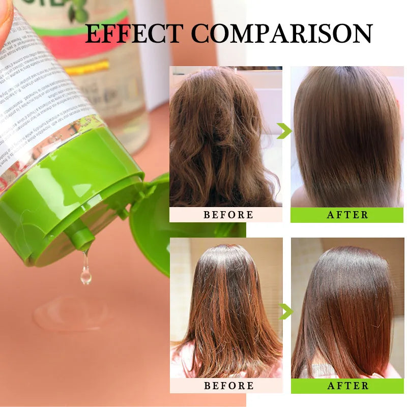 Olive Oil Frizz Control & Shine Glossing Polisher 6 Ounce Shining Hair Glossing Oil Daily Use Good Smell Hair Smooth Healthy Oil