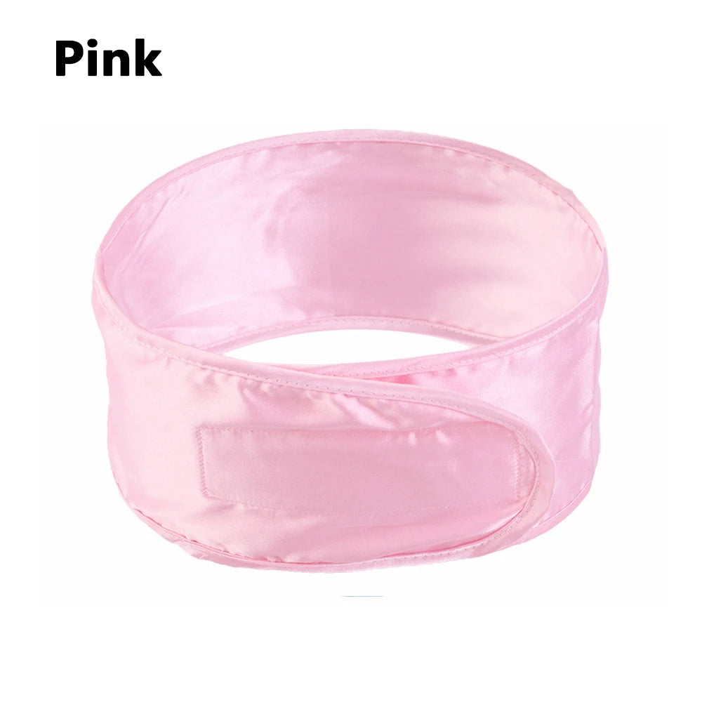 Satin Hair Wrap Scarf Satin Headband for Black Women's Hair Adjustable Silk Hair Wraps for Sleeping Nonslip Strips 