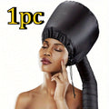 1pc Hair Dryer Bonnet A Headband Integrated That Reduces Heat Around Ears & Neck - Hair Dryer Hooded Diffuser Cap For Curly