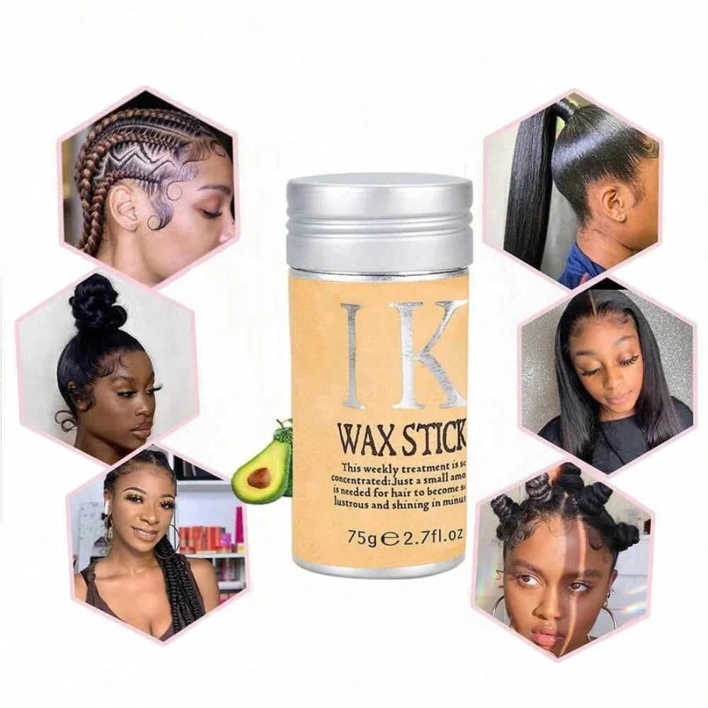 2025 Hair Wax Stick, Hair Pomade Stick Long-Lasting Styling Wax Stick, Hair Wax Stick Smoothing & Slick Stick For Hair Wigs